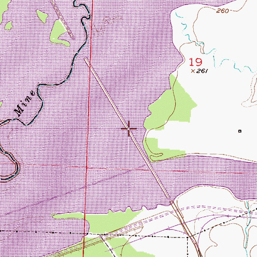 Topographic Map of Okay Dike, AR