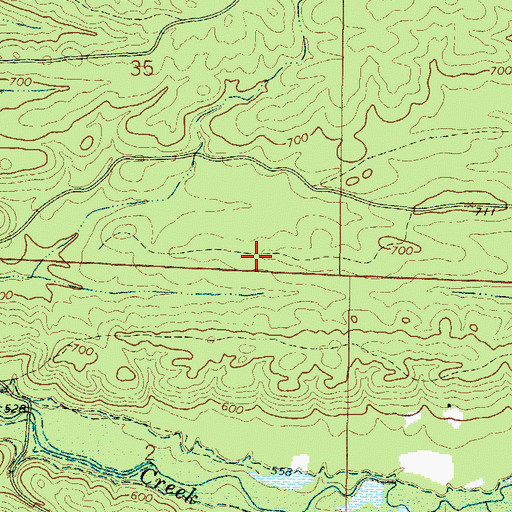 Topographic Map of Oreb (historical), AR