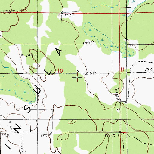 Topographic Map of Garden Peninsula, MI