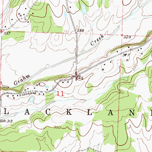 Topographic Map of Schooley, AR