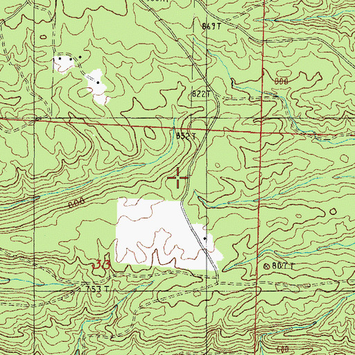 Topographic Map of Scrougeout School (historical), AR