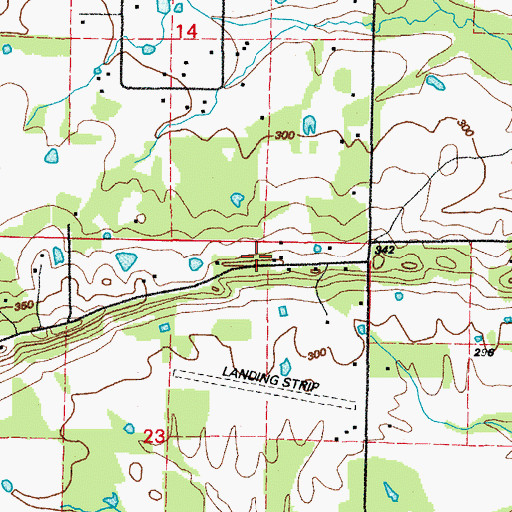Topographic Map of Davis School (historical), AR