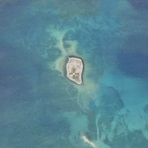 Aerial/Satellite Image of Hat Island, MI