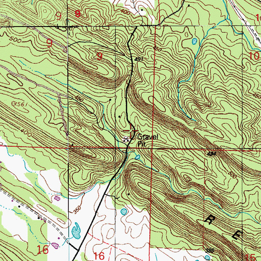 Topographic Map of Haydens Store (historical), AR