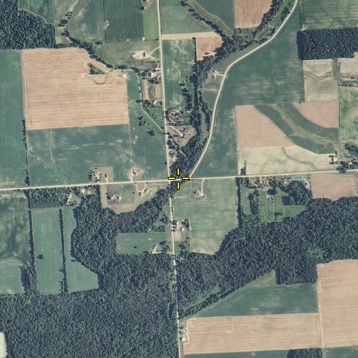 Aerial/Satellite Image of Hoadley Drain, MI