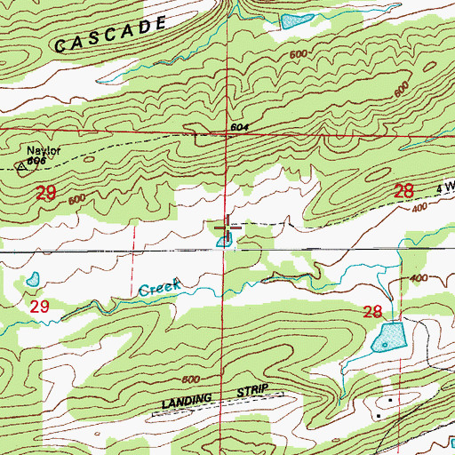 Topographic Map of Oak Grove School (historical), AR
