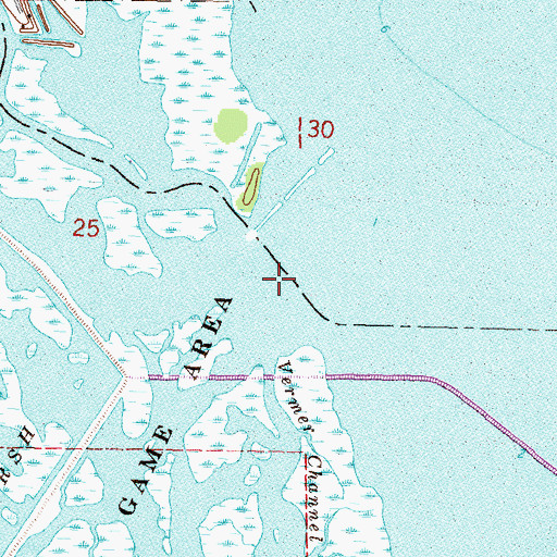 Topographic Map of Huron River, MI