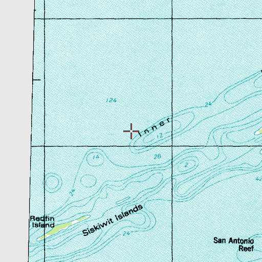Topographic Map of Inner Reef, MI