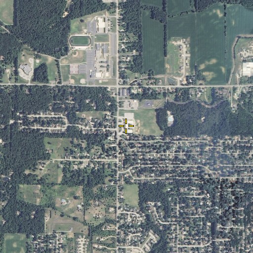 Aerial/Satellite Image of Jackman Road Elementary School, MI