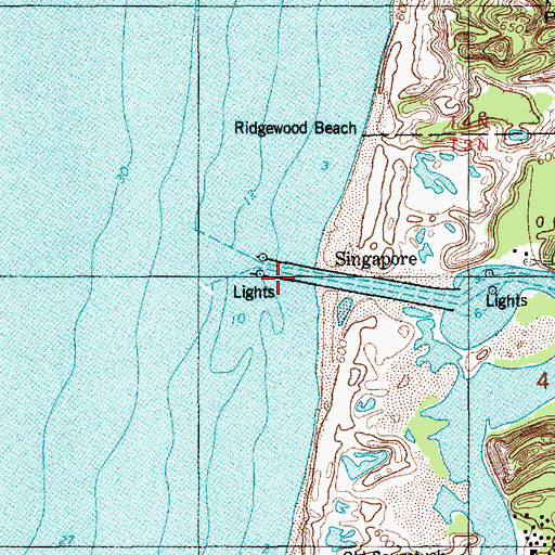 Topographic Map of Kalamazoo River, MI