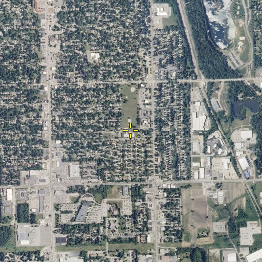 Aerial/Satellite Image of Kendon Elementary School, MI