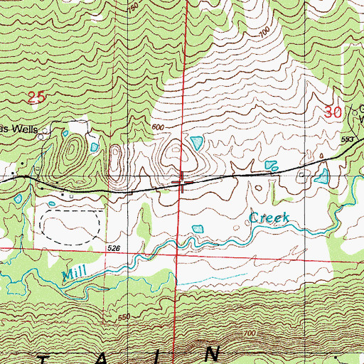 Topographic Map of Anice (historical), AR
