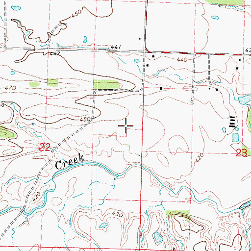 Topographic Map of Effa (historical), AR