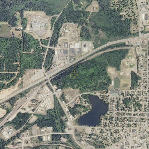 Aerial/Satellite Image of Last Bluff, MI