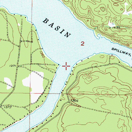 Topographic Map of Little Dead River, MI