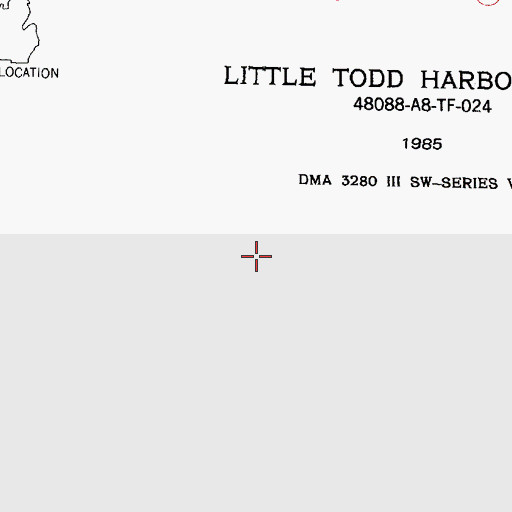 Topographic Map of Little Siskiwit Island, MI