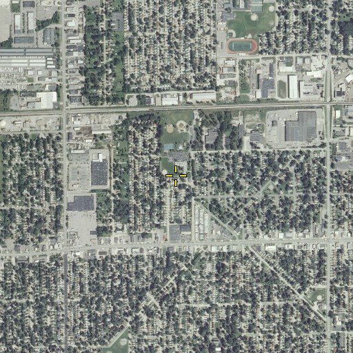 Aerial/Satellite Image of Mann School, MI