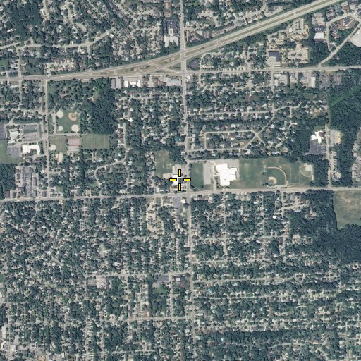 Aerial/Satellite Image of Marble School, MI