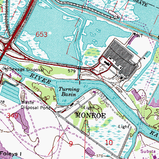 Topographic Map of Mason Run, MI