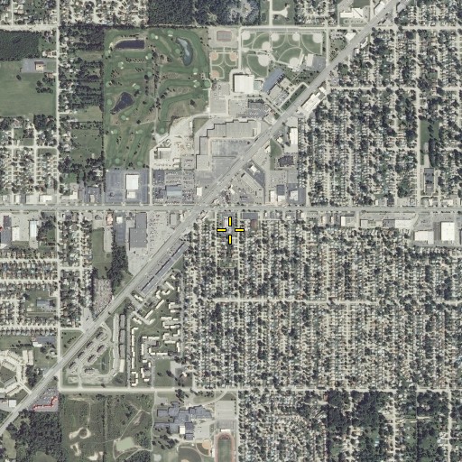 Aerial/Satellite Image of McCann School, MI