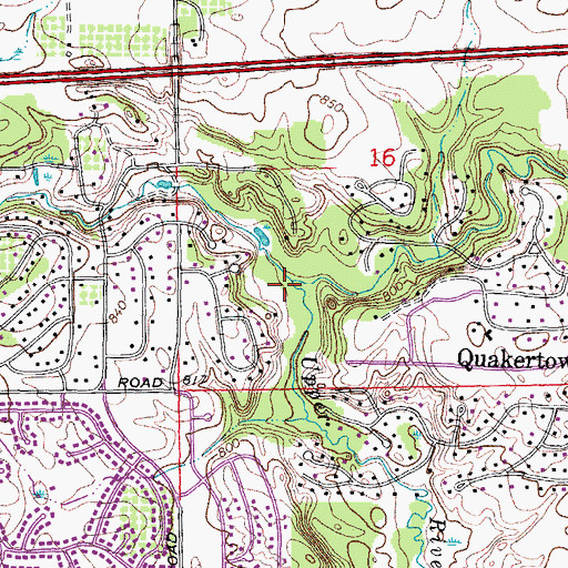 Topographic Map of Minnow Pond Drain, MI