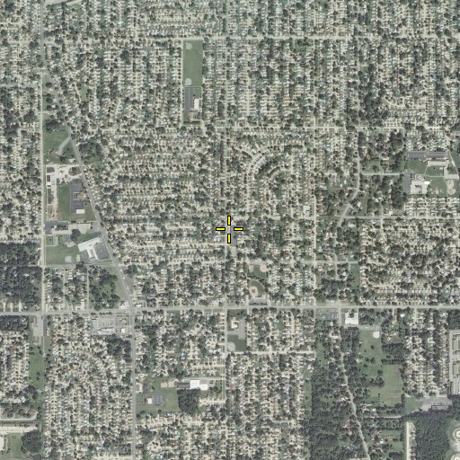 Aerial/Satellite Image of Monroe School, MI