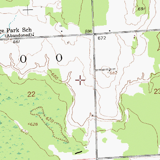 Topographic Map of Neebish Island, MI
