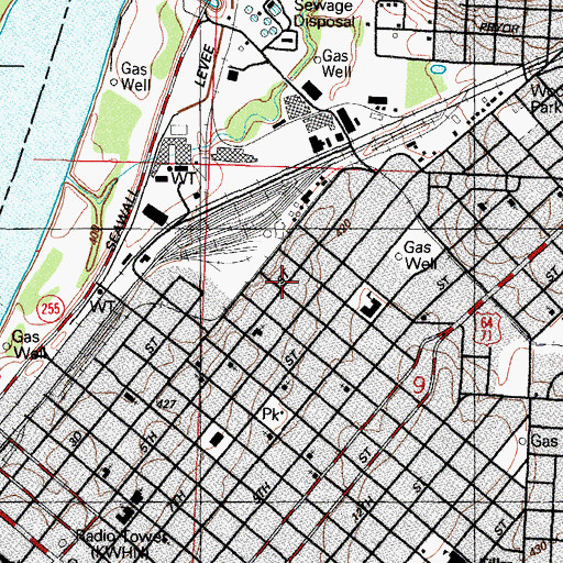 Topographic Map of Fort Smith Inter-Faith Community Center, AR