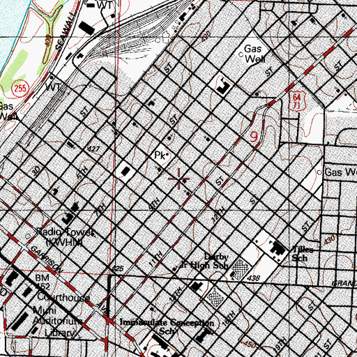 Topographic Map of Mallalieu United Methodist Church, AR
