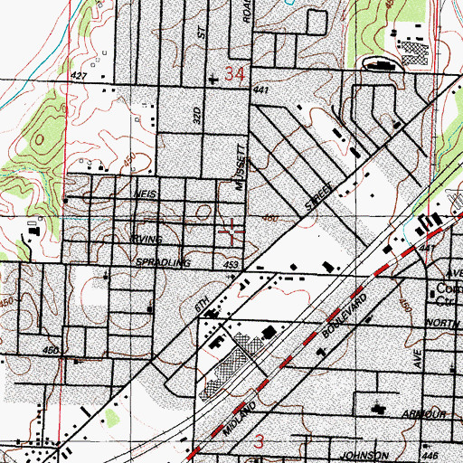 Topographic Map of Phdminh Buddist Temple, AR