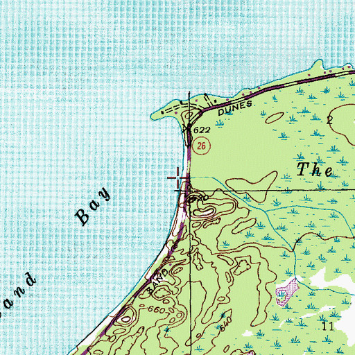 Topographic Map of Owl Creek, MI