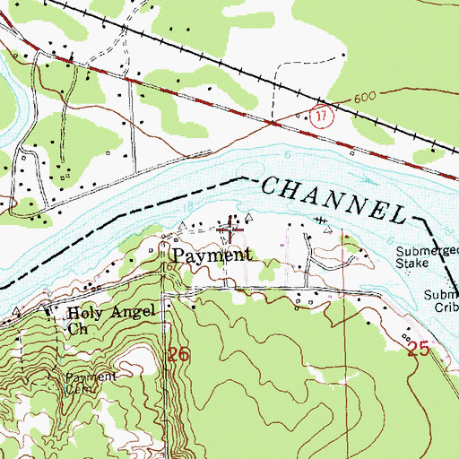 Topographic Map of Payment, MI