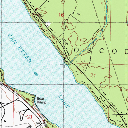 Topographic Map of Phelan Creek, MI