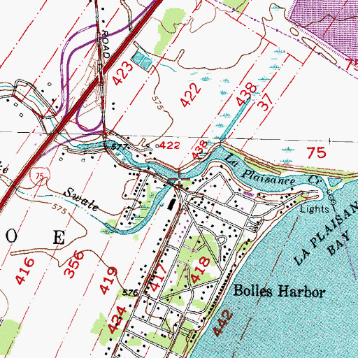 Topographic Map of Pike Swale, MI