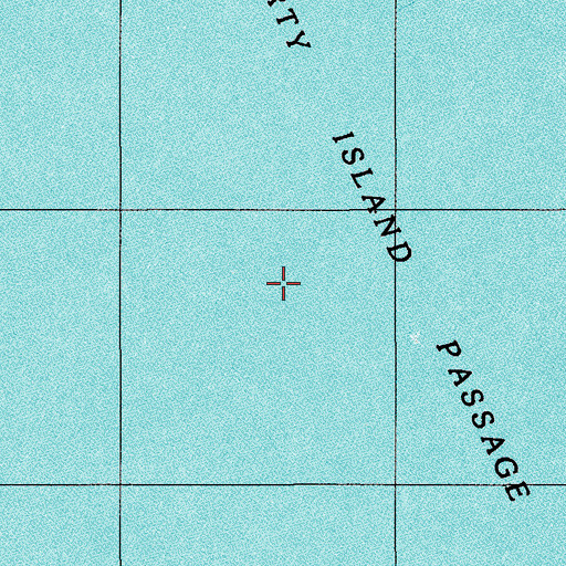Topographic Map of Poverty Island Passage, MI
