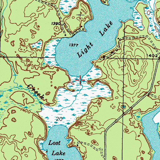 Topographic Map of Premo Creek, MI