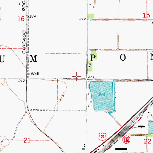 Topographic Map of Township of Gum Pond, AR