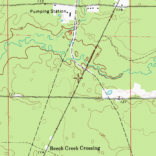 Topographic Map of Township of Longview, AR
