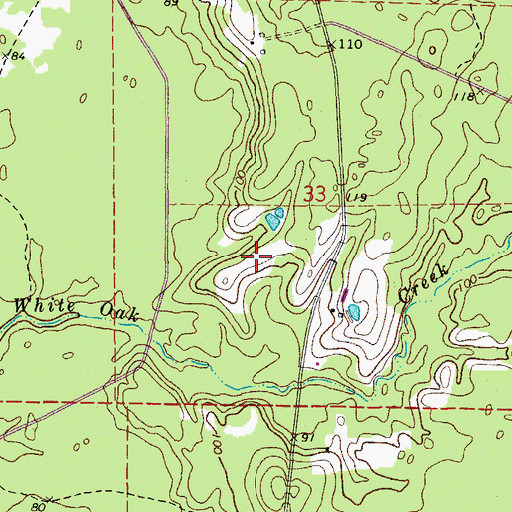 Topographic Map of Township of Eagle, AR