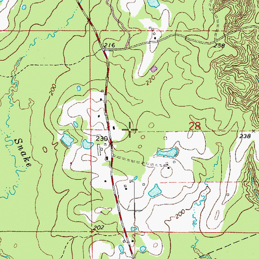 Topographic Map of Township of Marion, AR