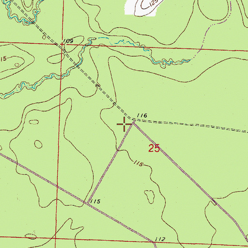 Topographic Map of Township of Champagnolle (historical), AR