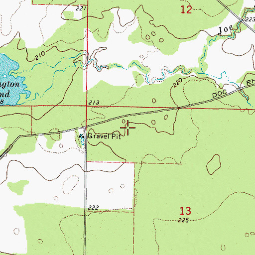 Topographic Map of Township of Locust Bayou (historical), AR