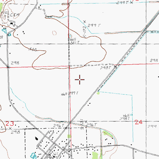 Topographic Map of Township of Bennett (historical), AR
