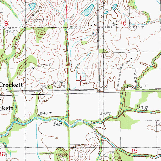 Topographic Map of Township of Bradshaw (historical), AR