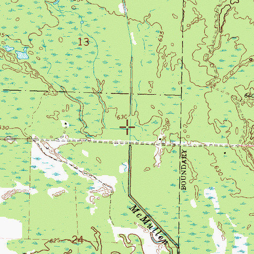 Topographic Map of Sand Creek, MI