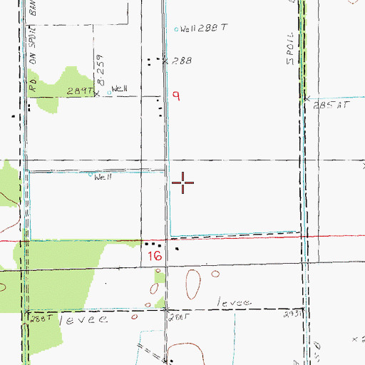 Topographic Map of Township of Lemmons (historical), AR