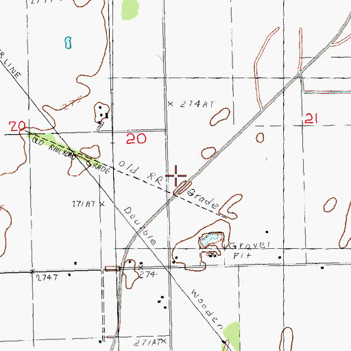 Topographic Map of Township of Swain (historical), AR