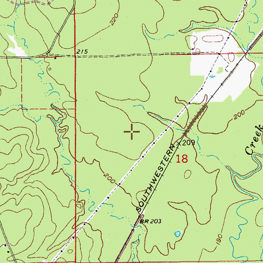Topographic Map of Township of Jackson (historical), AR
