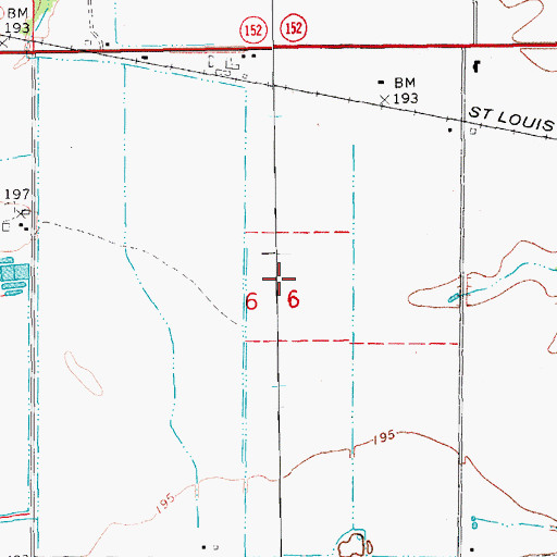Topographic Map of Arkansas County, AR