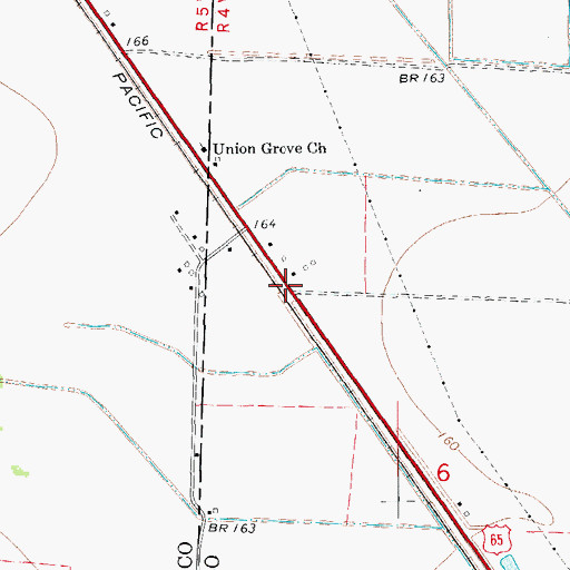 Topographic Map of Parma (historical), AR
